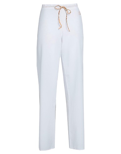 ALVIERO MARTINI 1a CLASSE BEACHSTYLE Cover-ups White 70% Cotton, 30% Silk