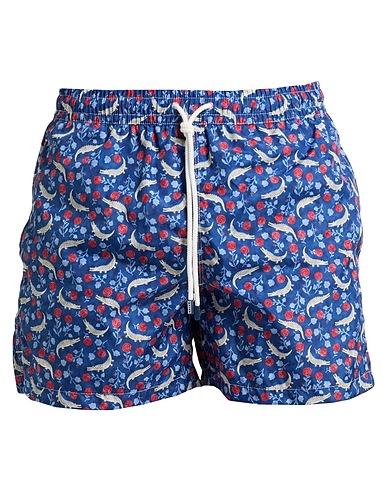 FEDELI Shorts de bain Bleu 100% Polyester recyclé