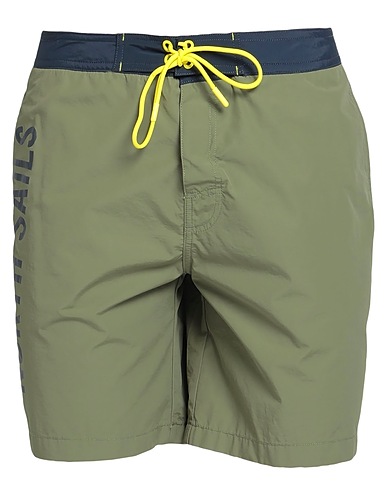 NORTH SAILS Swim shorts Military green 54% Cotton, 46% Polyamide