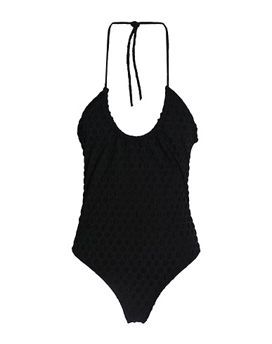 LE PETIT TROU One-piece swimsuits Black 93% Polyamide, 7% Elastane