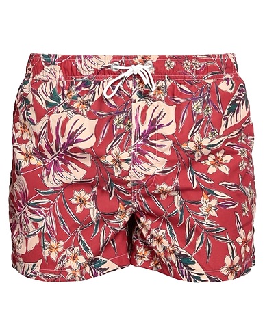 TINTORIA MATTEI 954 Swim shorts Brick red 100% Polyester