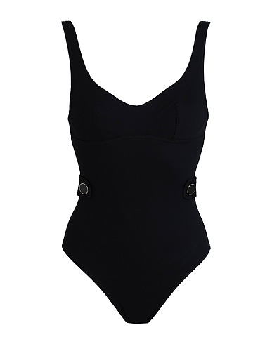 MAISON LEJABY Maillot une pièce Noir 81% Polyamide, 19% Élasthanne