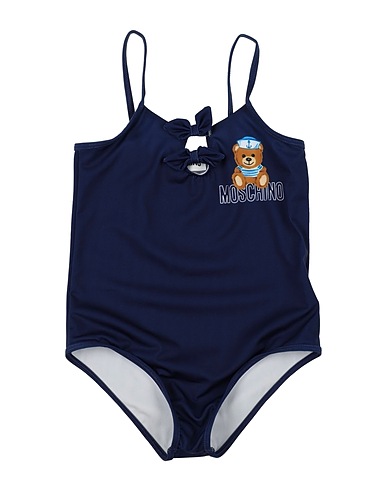 MOSCHINO KID Maillot une pièce Bleu nuit 77% Polyester, 23% Élasthanne