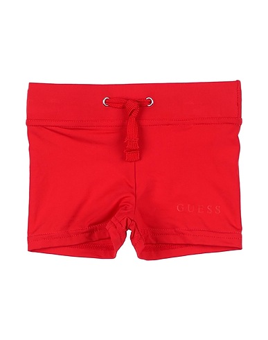 GUESS Swim shorts Red 84% Polyamide, 16% Elastane