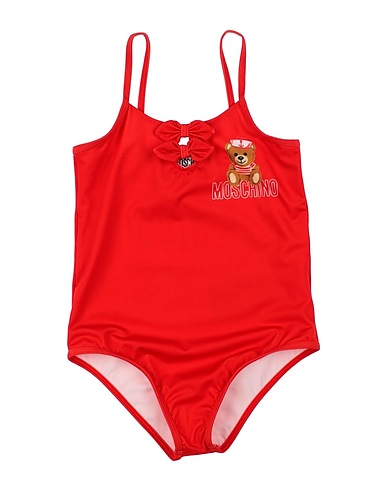 MOSCHINO TEEN Badeanzug Rot 77% Polyester, 23% Elastan