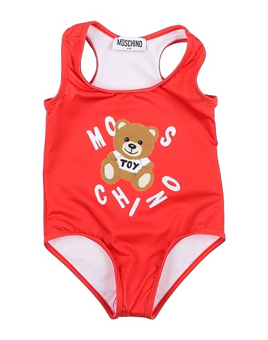 MOSCHINO TEEN Costume intero Arancione 77% Poliestere, 23% Elastan