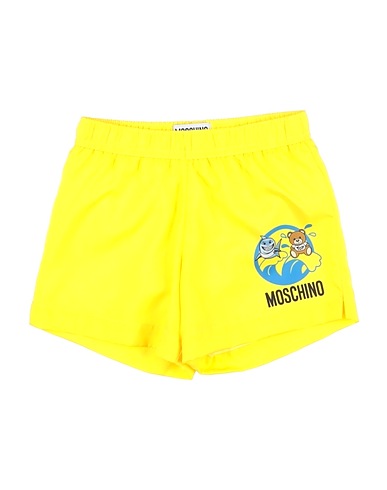 MOSCHINO BABY Swim shorts Yellow 100% Polyester