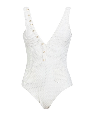 MOEVA One-piece swimsuits White 80% Polyamide, 20% Elastane