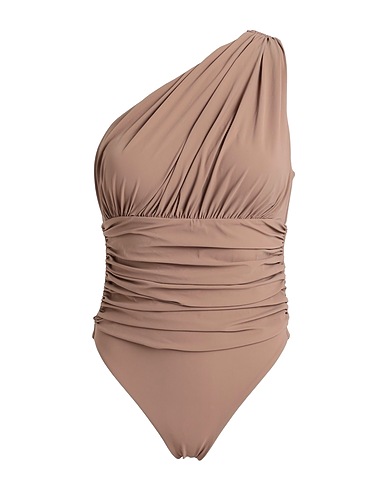MOEVA One-piece swimsuits Khaki 72% Polyester, 28% Elastane