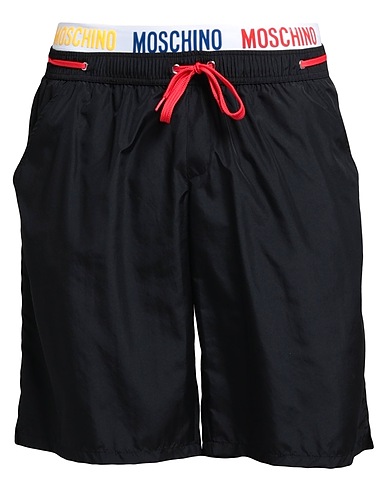 MOSCHINO Boxer SWIM Schwarz 100% Polyester, Polyamid, Elastan