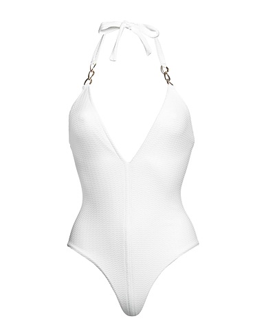 MELISSA ODABASH Costume intero Bianco 91% Poliammide, 9% Elastan