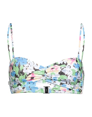 GANNI Bikini White 78% Recycled polyamide, 22% Elastane