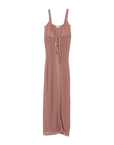 NANUSHKA Camisolas y vestidos playeros Marrón 78% Algodón, 22% Poliamida, Algodón orgánico