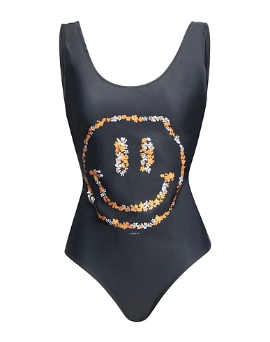 GANNI One-piece swimsuits Black 78% Recycled polyester, 22% Elastane