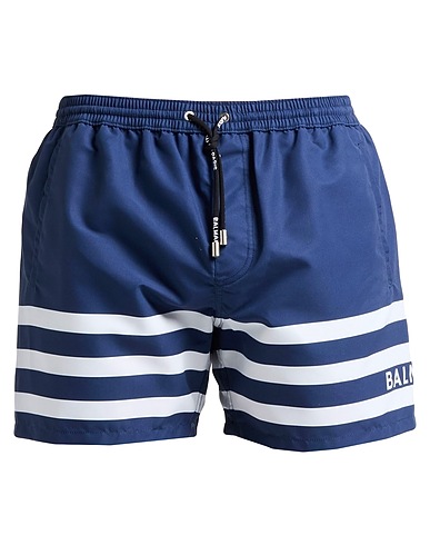 BALMAIN Swim shorts Navy 100% Polyester