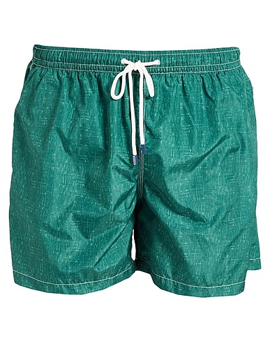 FEDELI Swim shorts Dark green 100% Recycled polyester