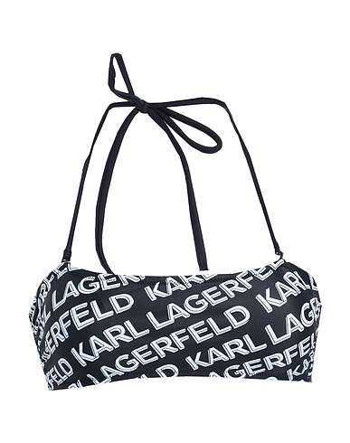 KARL LAGERFELD Bikini Black 78% Recycled polyamide, 22% Elastane