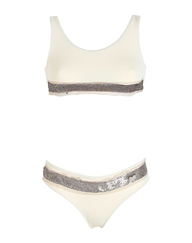 S AND S Bikini Ivory 81% Polyamide, 19% Elastane