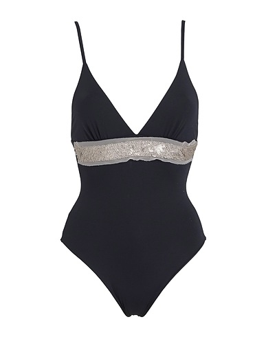 S AND S One-piece swimsuits Black 81% Polyamide, 19% Elastane