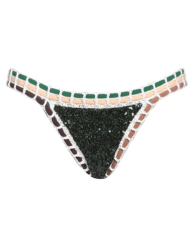 DISTRICT by MARGHERITA MAZZEI Bikini Dark green 100% Polyester