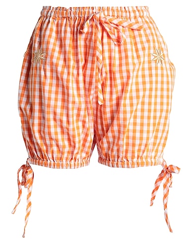 INNIKA CHOO Shorts & Bermuda Orange 100% Cotton