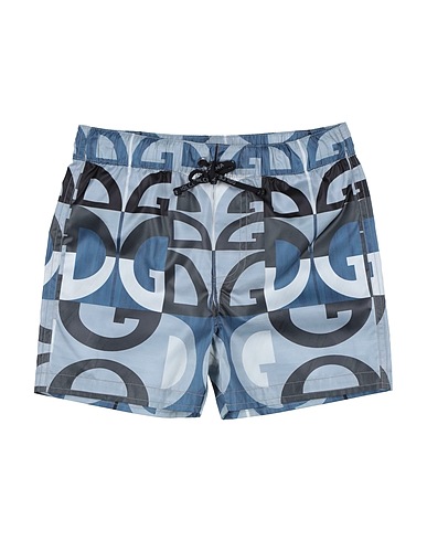 DOLCE&GABBANA Swim shorts Light grey 100% Polyester