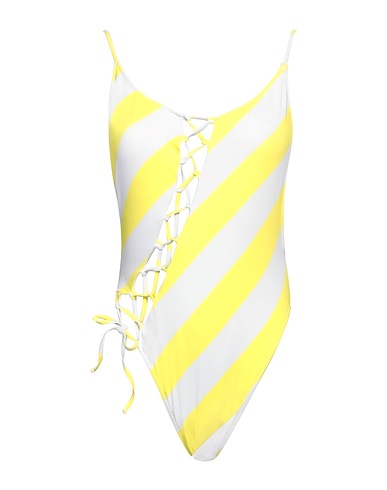 SIAN SWIMWEAR One-piece swimsuits Yellow 80% Polyamide, 20% Elastane