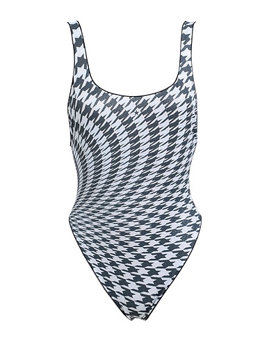 PIN UP STARS One-piece swimsuits Grey 80% Polyester, 20% Elastane