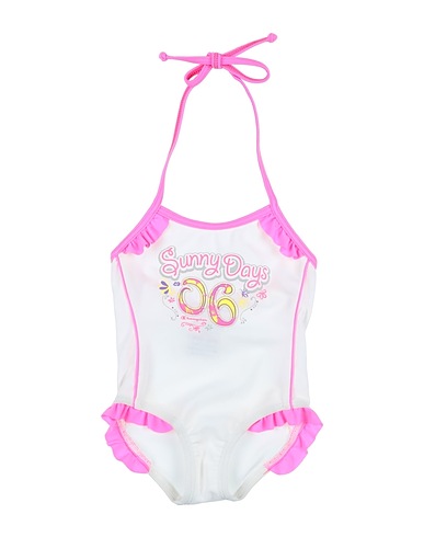 CHAMPION Costume intero Bianco 80% Poliammide, 20% Elastan