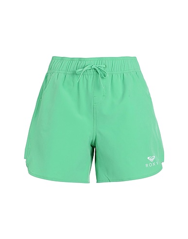 ROXY Cover-ups RX Boardshort Roxy Wave 5 Inch Bs
 Green 90% Polyester, 10% Elastane