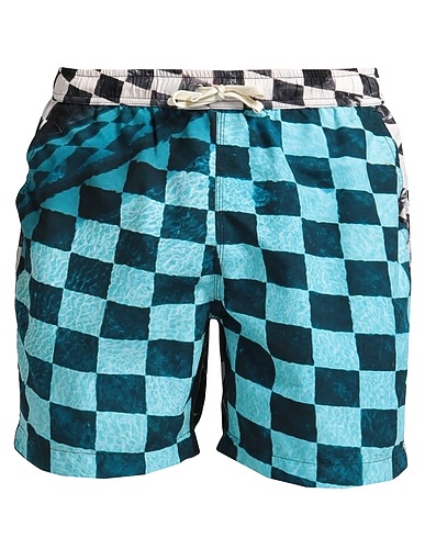 BLUE SKY INN Swim shorts Sky blue 100% Polyester