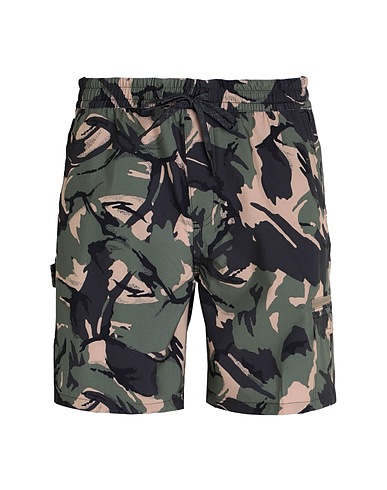 QUIKSILVER Swim shorts QS Shorts Taxer Cargo Amphibian 18
 Military green 88% Polyester, 12% Elastane
