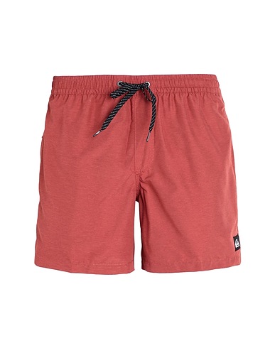 QUIKSILVER Swim shorts QS Volley Everyday Deluxe Volley 15
 Brick red 100% Polyester