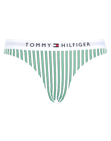 TOMMY HILFIGER Bikini Green 83% Polyamide, 17% Elastane