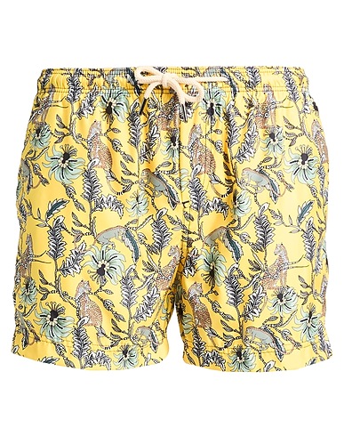 PENINSULA Shorts de bain Jaune 100% Polyester recyclé