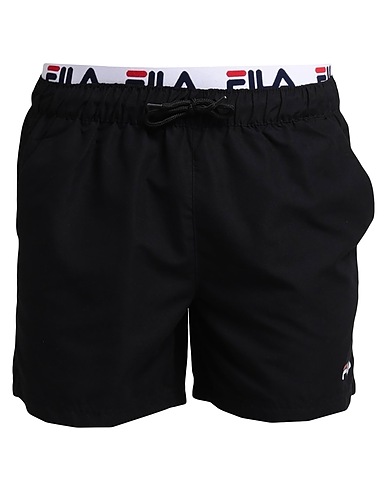 FILA Swim shorts Black 100% Polyester
