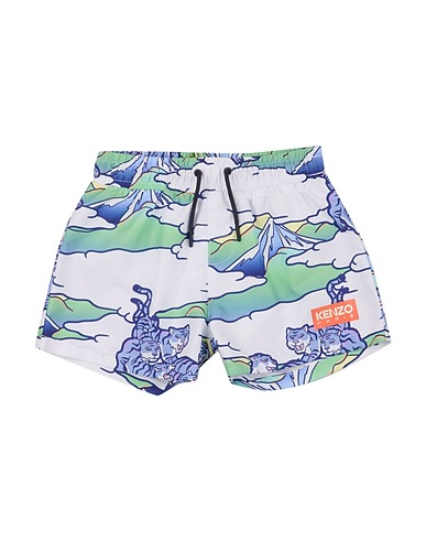 KENZO KIDS Swim shorts White 100% Polyester