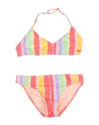 QUIKSILVER Bikini RX Girl's Costume Ocean Treasure Tri Bra Set Coral 82% Polyester, 18% Elastane