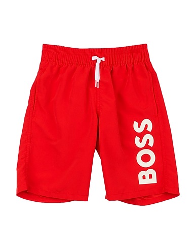 BOSS Swim shorts Red 100% Polyester