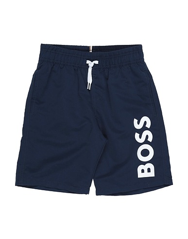 BOSS Swim shorts Midnight blue 100% Polyester
