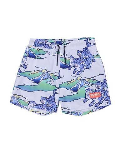 KENZO KIDS Swim shorts White 100% Polyester