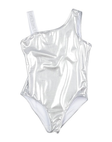 MICHAEL KORS KIDS One-piece swimsuits Silver 85% Polyester, 15% Elastane