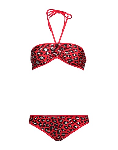 ZADIG&VOLTAIRE Bikini Red Polyester, Elastane