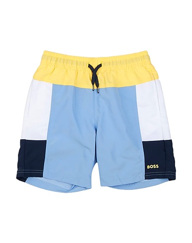 BOSS Swim shorts Pastel blue 100% Polyester
