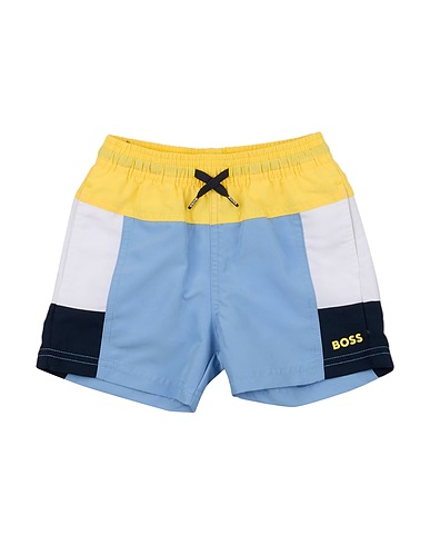 BOSS Swim shorts Pastel blue 100% Polyester