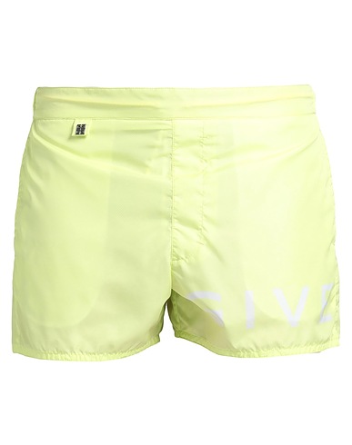 GIVENCHY Swim shorts Lime green 100% Polyester