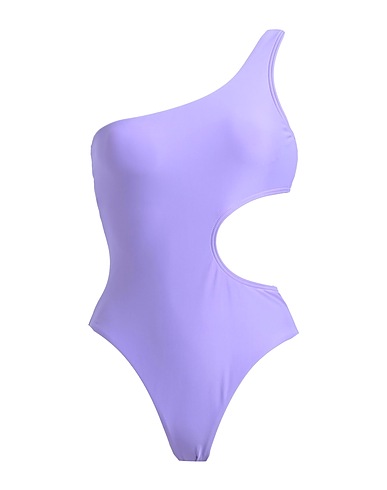 PIECES One-piece swimsuits Lilac 84% Recycled polyester, 16% Elastane