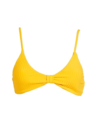 PIECES Bikini Giallo 92% Poliestere riciclato, 8% Elastan
