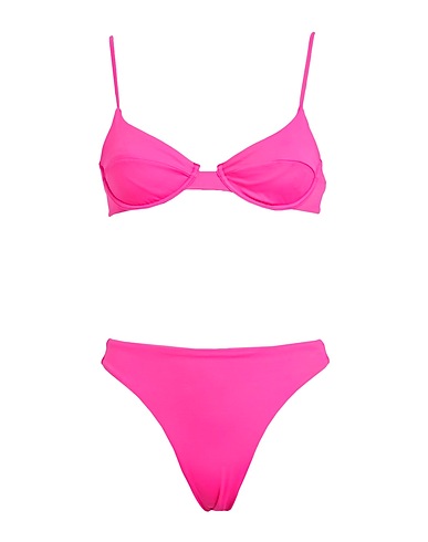 EDITED Bikini Ike Bikini Panty-Ike Bikini Top
 Fuchsia 78% Recycled polyamide, 22% Elastane