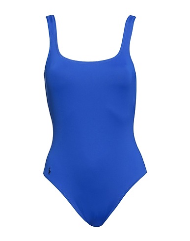 POLO RALPH LAUREN One-piece swimsuits Bright blue 83% Nylon, 17% Elastane